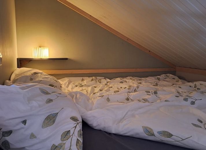 Abendbeleuchtung im Huisje in IJhorst, einem attraktiven Ferienhaus in Nordwest-Overijssel.