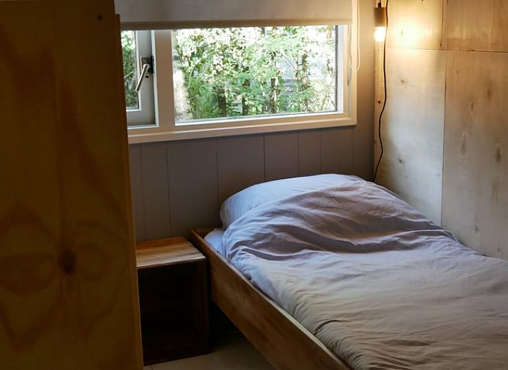Cozy living room of cottage in IJhorst overlooking nature in Northwest Overijssel, Overijssel.