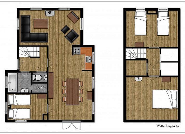 Unterkunft 551479 - Ferienhaus Noordwest Overijssel - De Witte Bergen 69