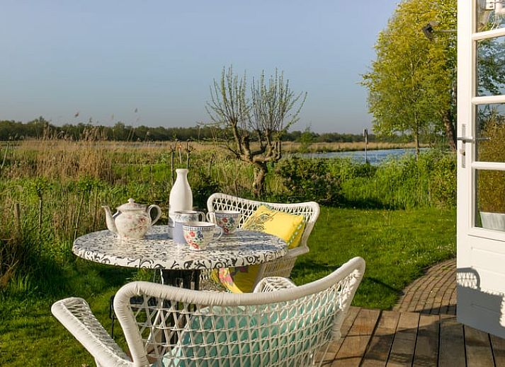 Luchtfoto van Vakantiehuis in Kalenberg, omringd door natuur in Noordwest Overijssel, Overijssel.