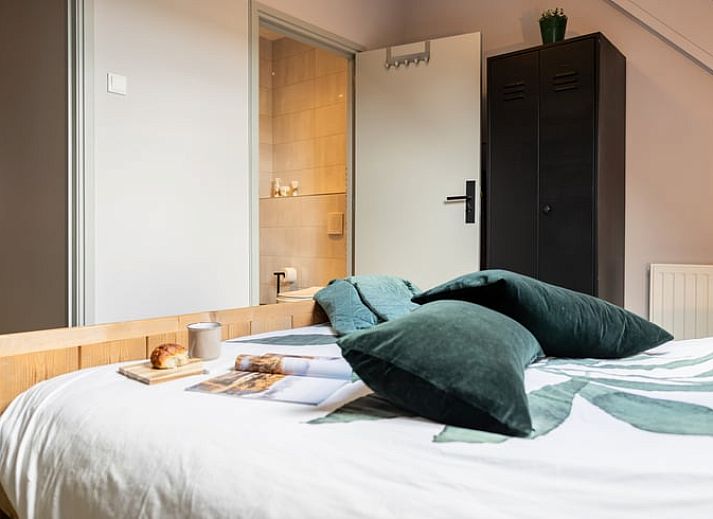 Plattegrond van Vakantiehuisje in Wetering, Noordwest Overijssel. Praktische indeling voor een comfortabel verblijf.