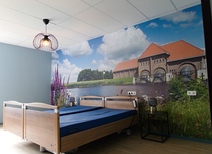 Cozy bar in OV669 vacation home in Blokzijl, Northwest Overijssel.