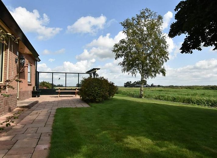 Vacation home in Blokzijl with green garden and glass veranda in Northwest Overijssel, Overijssel.