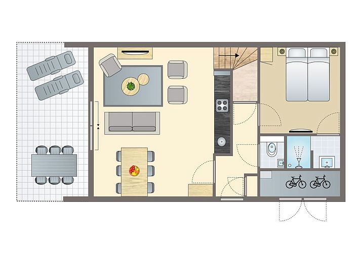 Unterkunft 552330 - Bungalow Noordwest Overijssel - 6-persoons woning | 6CE