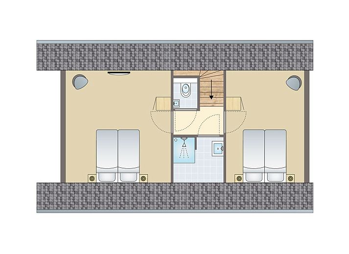 Unterkunft 552330 - Bungalow Noordwest Overijssel - 6-persoons woning | 6CE