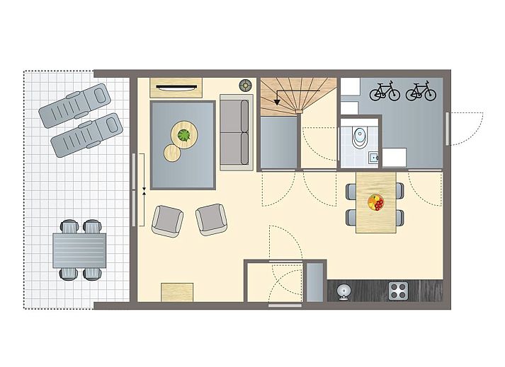 Unterkunft 552334 - Bungalow Noordwest Overijssel - 4-persoons woning | 4CE3