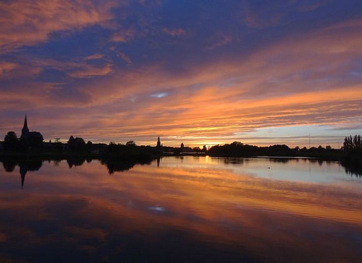 Gezellige slaapkamer in Vakantiehuis in IJsselmuiden, Noordwest Overijssel.