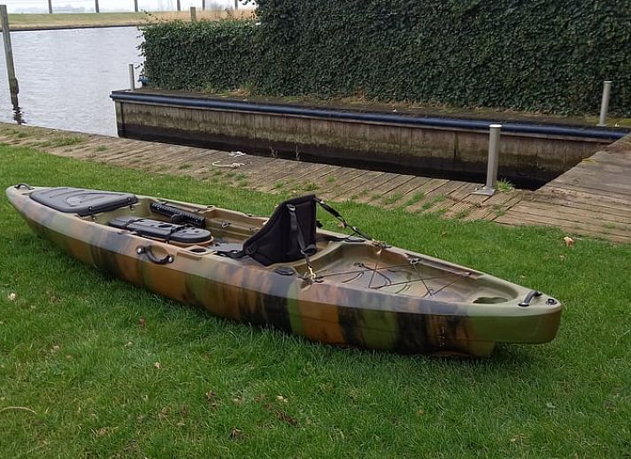 Modern living room in Holiday home in IJsselmuiden overlooking the water, Northwest Overijssel.