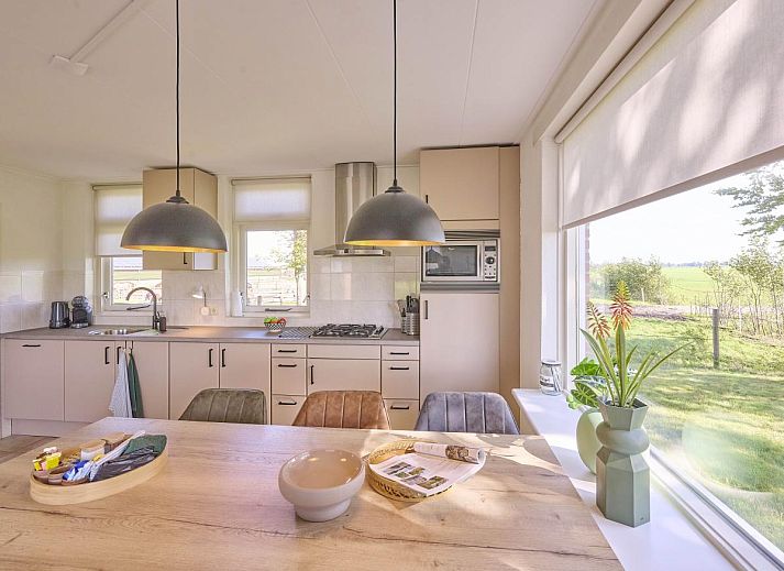 Alpa Casa vakantiehuis in Rouveen, Overijssel met ruime tuin en prachtig uitzicht op het platteland.