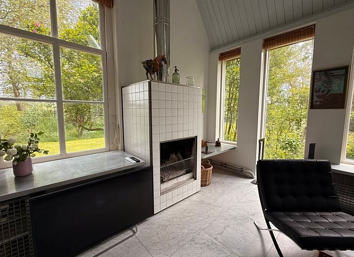 Schlafzimmer mit Sitzecke im Ferienhaus in Abcoude, Utrecht Nord.