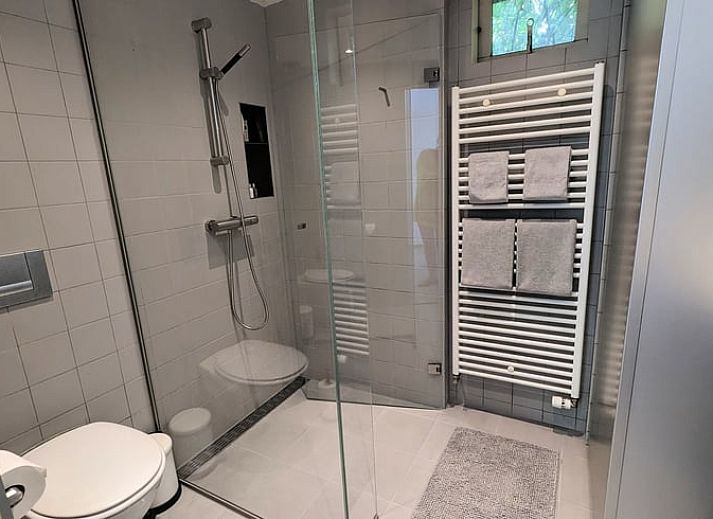 Lichte leefruimte in Vakantiehuis in Soest, Utrecht, met comfortabele bank en decoratieve elementen.