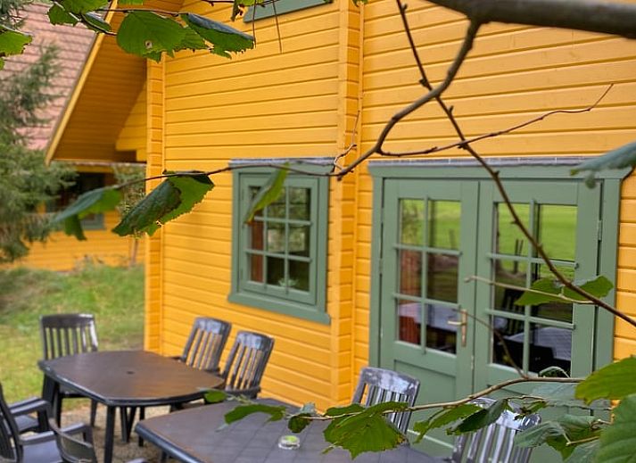 Blick auf die Natur vom Huisje in Soest, Ferienhaus in Soest, Utrecht mit Fluegeltueren.