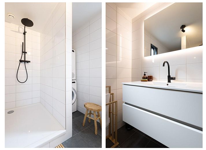 Gezellige binnenruimte van Amaryllis vakantiehuis in Soesterberg, Utrecht noord, met uitzicht op de natuur.