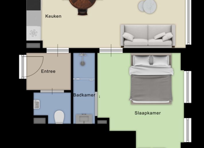 Unterkunft 570219 - Ferienhaus Utrechtse Heuvelrug - Appartement 2 personen