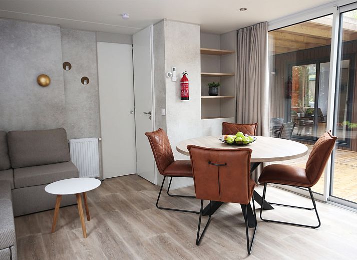 Das Duo-Chalet Lunenburg in Doorn bietet eine grosse Terrasse mit Blick auf den Utrechtse Heuvelrug.