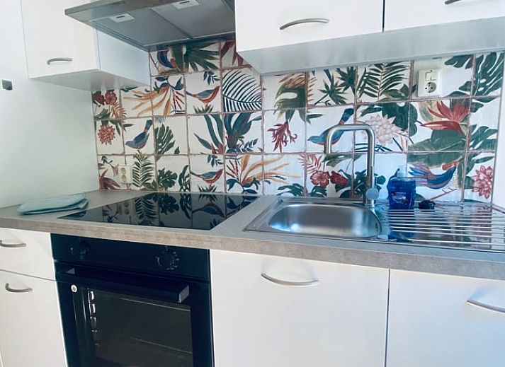 Terrasse des Ferienhauses in Doorn mit Blick auf die Natur, Utrecht.