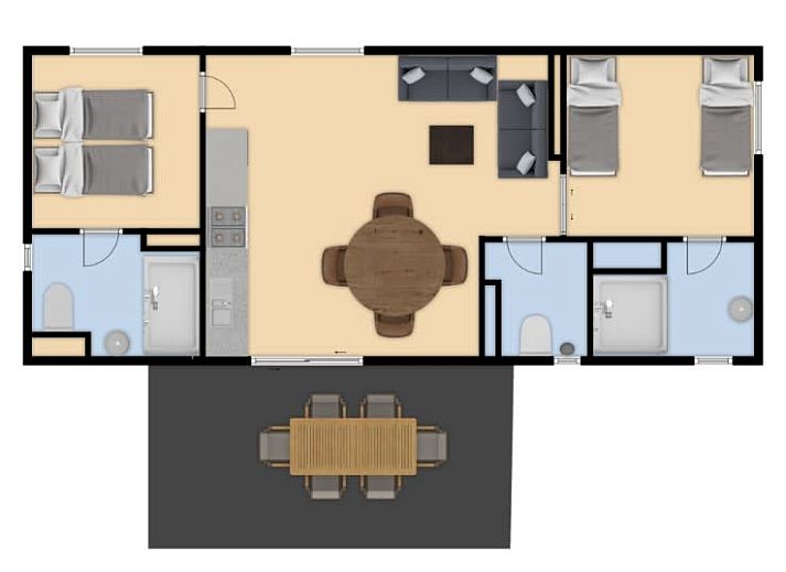 Guest house 570451 - Fixed travel trailer Utrechtse Heuvelrug - Chalet Reehorst