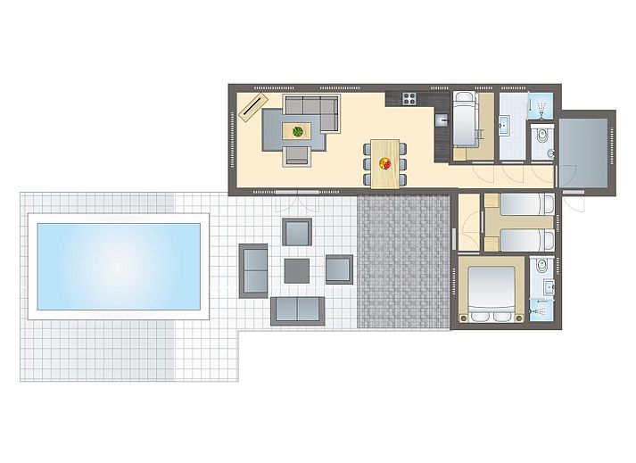 Verblijf 5707124 - Bungalow Utrechtse Heuvelrug - 10-persoons Pool Lodge | 10BZ