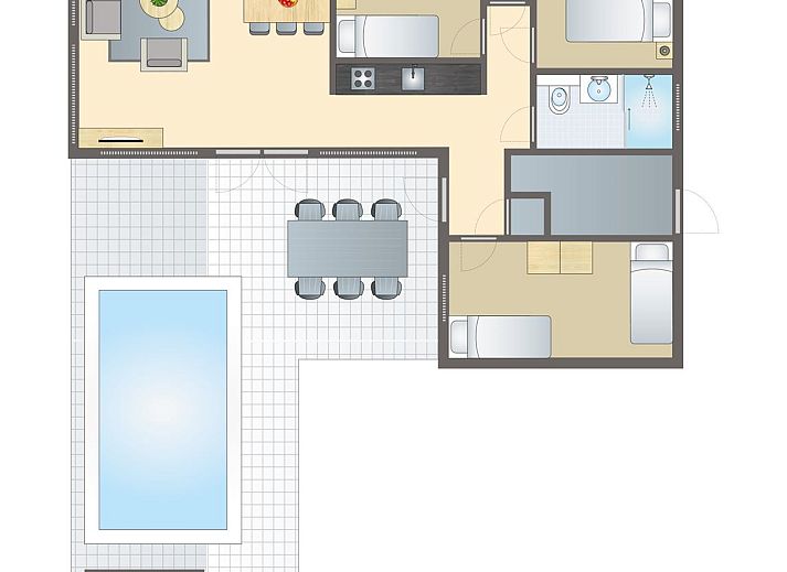 Verblijf 5707131 - Bungalow Utrechtse Heuvelrug - 6-persoons Pool Lodge | 6BZ