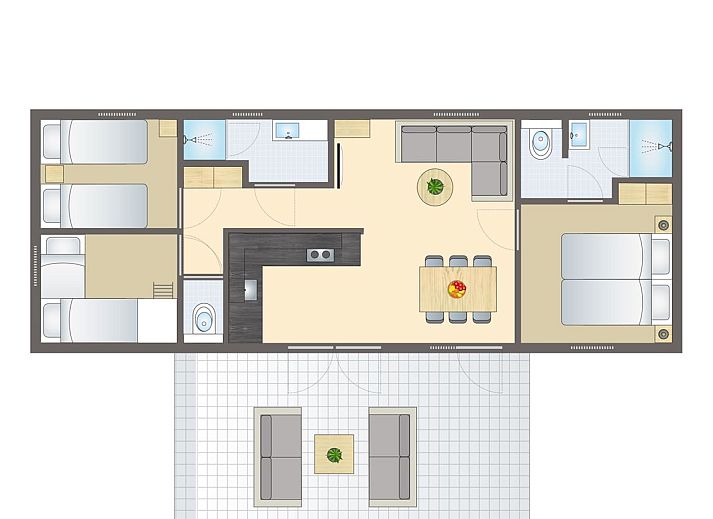 Verblijf 5707135 - Bungalow Utrechtse Heuvelrug - 4-6-persoons Cottage | 4-6B