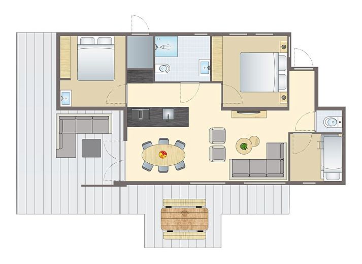 Verblijf 5707151 - Bungalow Utrechtse Heuvelrug - 6 persoons Lodge | 6B