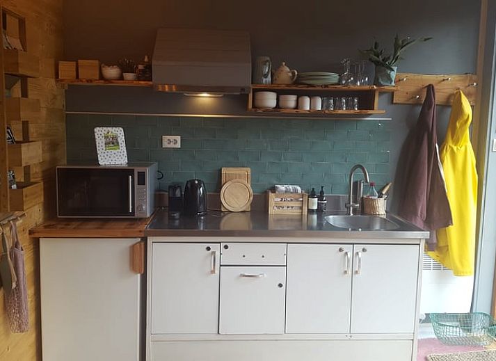 Knusse binnenruimte van Vakantiehuisje in Driebergen-Rijsenburg, Utrechtse Heuvelrug.