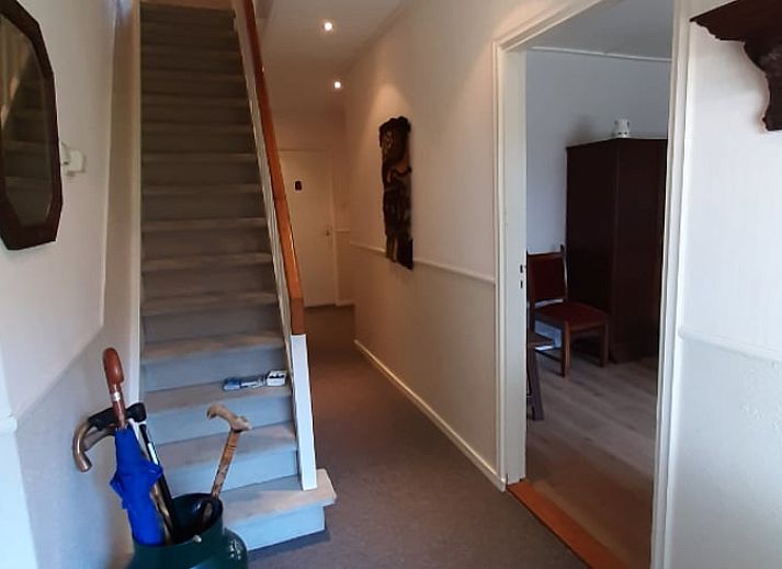 Traditioneel bakstenen vakantiehuis in Woudenberg, Utrechtse Heuvelrug, Utrecht.