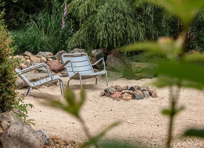 Kampvuurplek bij Huisje in Woudenberg, vakantiehuis op de Utrechtse Heuvelrug.