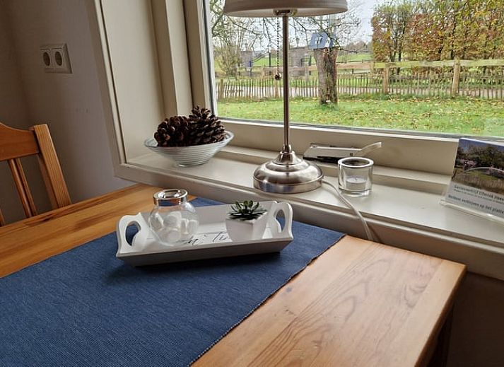 Ruime douche in Huisje in Woudenberg, vakantiehuis op de Utrechtse Heuvelrug, Utrecht.