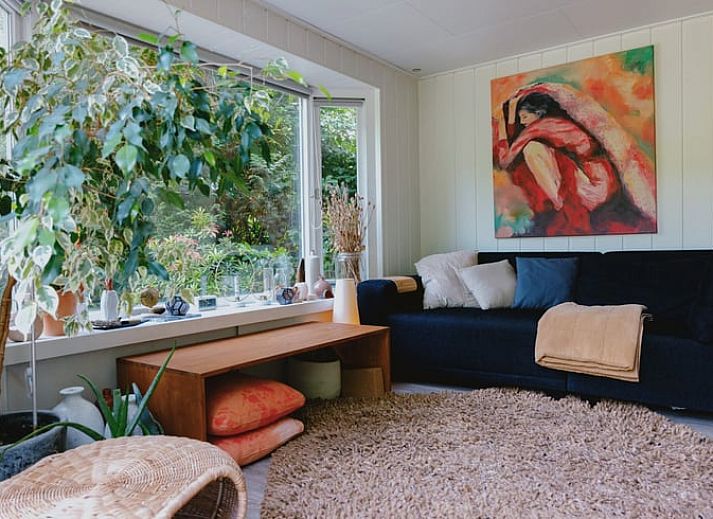 Huisje in Maarn vakantiehuis met groene tuin op de Utrechtse Heuvelrug in Utrecht.