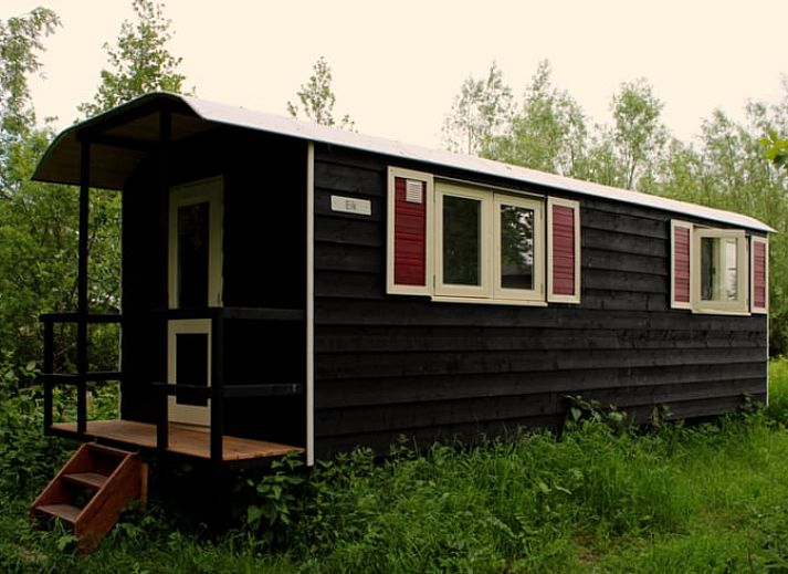 Ferienhaus in Bunschoten-Spakenburg, Utrecht, umgeben von ueppiger Natur und Gruen, ideal fuer einen erholsamen Aufenthalt.