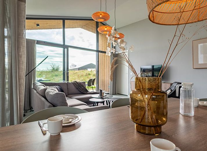 Vacation home in Wissenkerke with modern veranda in North Beveland, Zeeland.