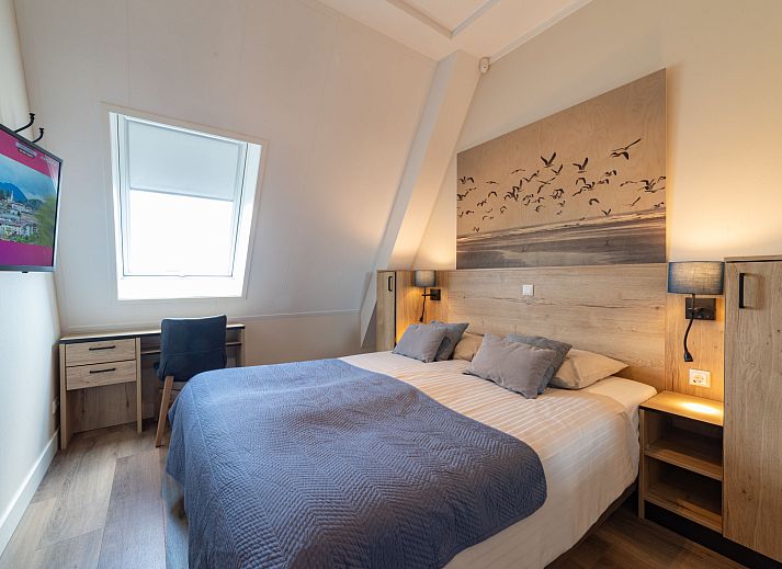 Blick vom Balkon des Apartments Ganuenta in Colijnsplaat, Noord-Beveland, mit weitem Blick in die Natur.