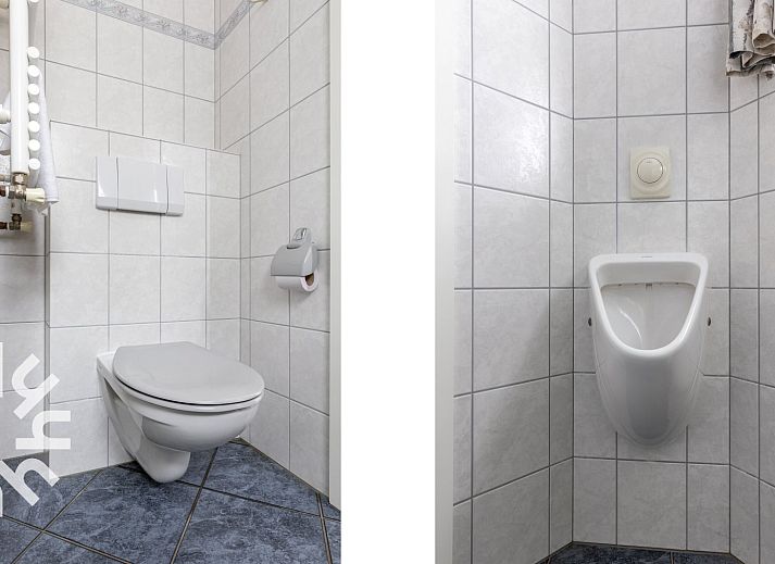 Aussenansicht des Ferienhauses ZE1121 in Kamperland, Zeeland, mit gruenem Rahmen.