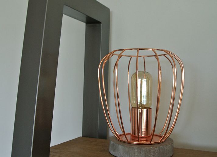 Gemuetliche Veranda im Ferienhaus ZE1679 in Kamperland, Noord-Beveland, Zeeland mit grossem Esstisch und Gartenblick.