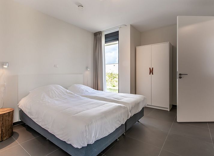 Modernes Wohnzimmer im Ferienhaus Duinvallei 25 | De Groote Duynen, Kamperland, Noord-Beveland, Zeeland.