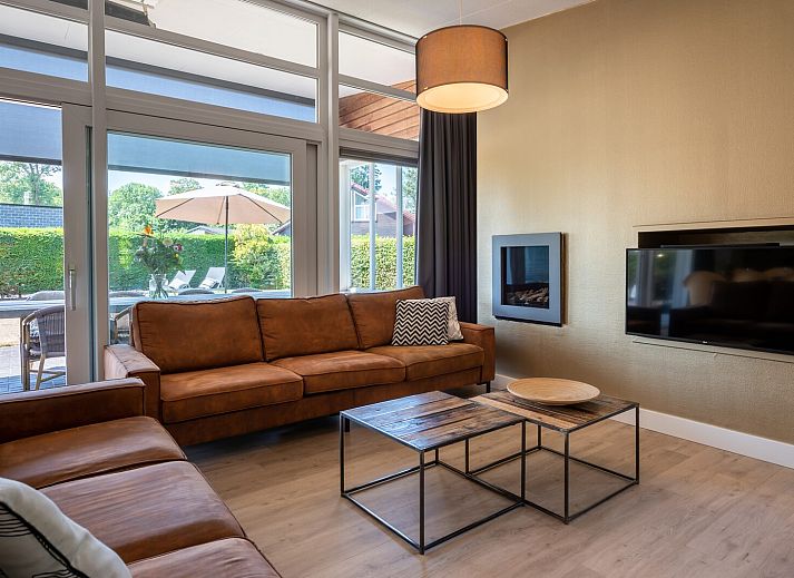 Veranda van vakantiehuis Vinkenlaan 16 in De Banjaard, Kamperland, Noord-Beveland.