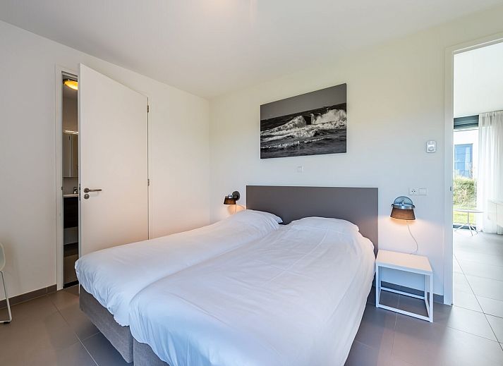 Verschneite Landschaft um Duinvallei 27, Kamperland, Ferienhaus in Noord-Beveland, Zeeland.