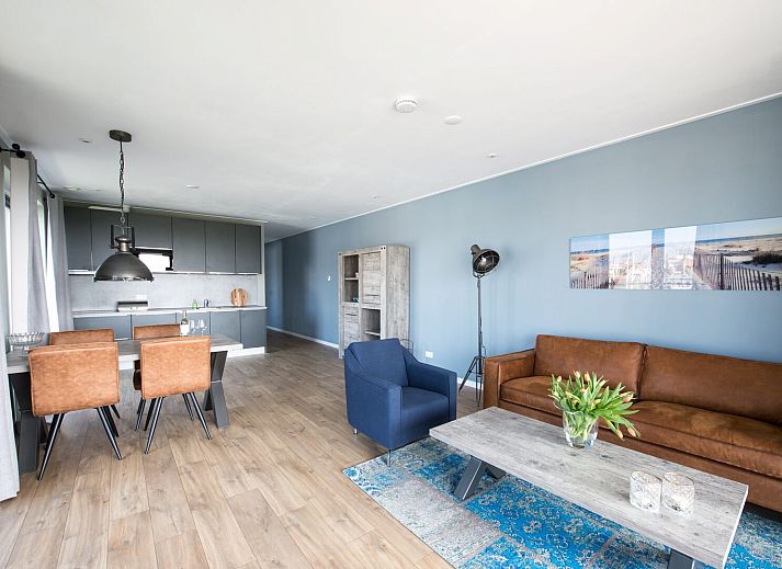 Gezellige veranda van Uithaven 10c | d'Ouwe Haven vakantiehuis in Kamperland, Noord-Beveland, Zeeland.