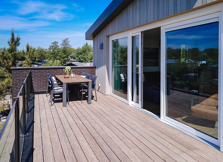 Panoramablick vom Wohnzimmer des Bungalows Schotsmanweg 12 | Zeeuws Goedt in Kamperland, Noord-Beveland, Zeeland.