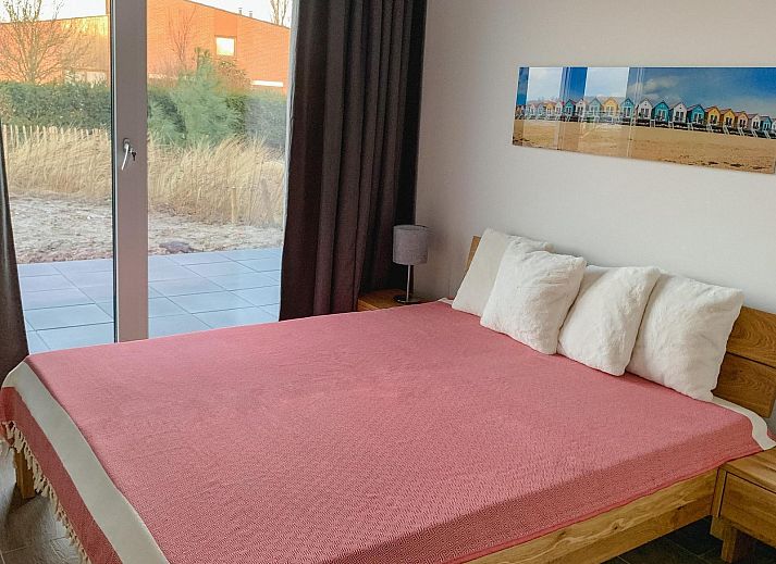 Gezellige woonkamer van VZ1179 Vakantiehuis in Kamperland met uitzicht op zee, Noord-Beveland, Zeeland.