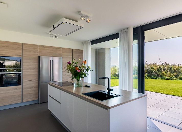 Schottische Highlander in der Natur bei Duinvallei 45, Ferienhaus in Kamperland, Zeeland.