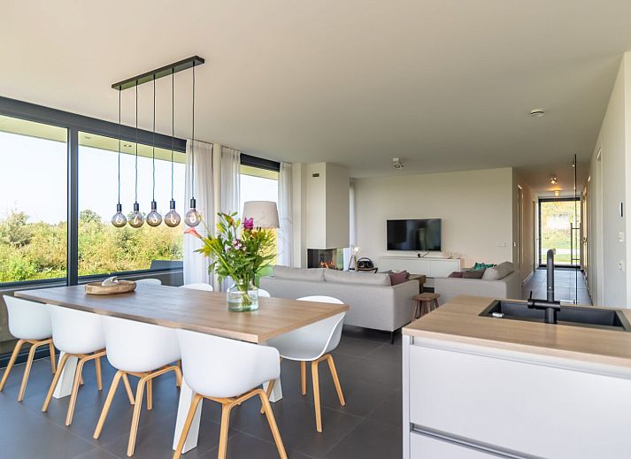 Schottische Highlander in der Natur bei Duinvallei 45, Ferienhaus in Kamperland, Zeeland.