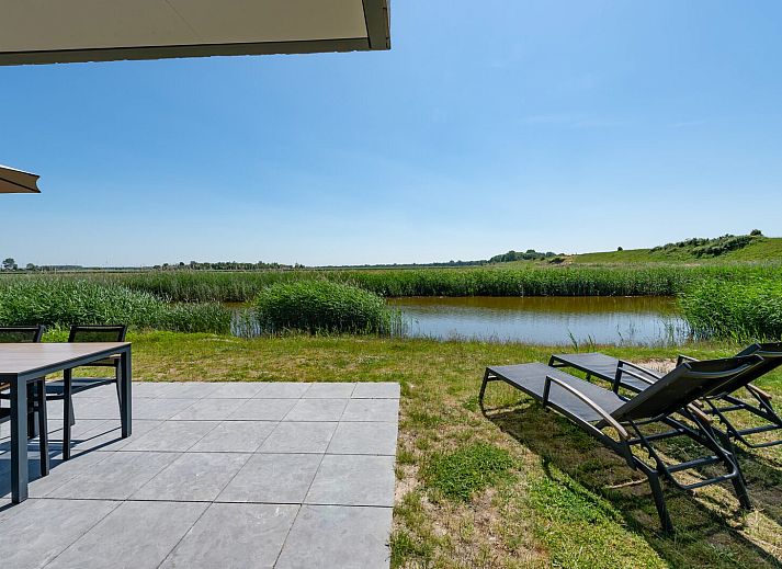 Stylish dining room in Waterline 04, De Groote Duynen, Kamperland, Zeeland.