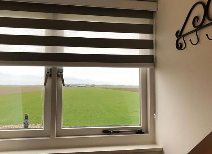 Verfrissend uitzicht vanuit de woonkamer van Vakantiehuis in Kamperland, Noord-Beveland, Zeeland.