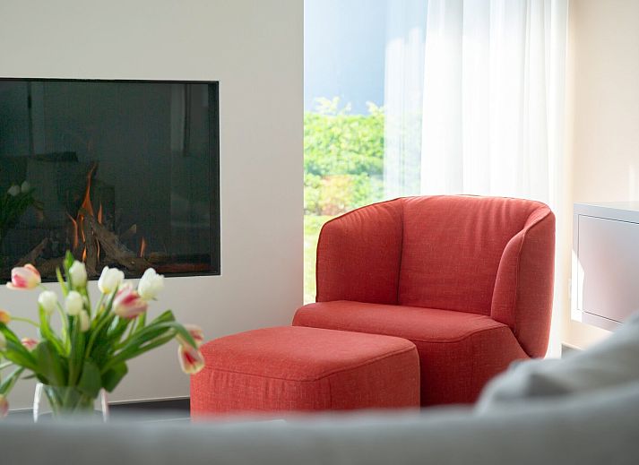 Terrasse mit Blick auf das Wasser in Zandbank 18 | De Groote Duynen, Kamperland, Noord-Beveland.