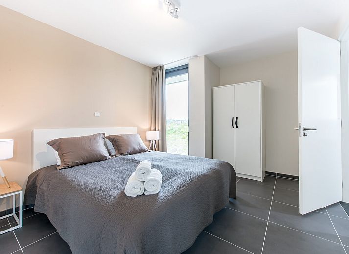 Blick auf den Speisesaal von der Terrasse der Zandbank 18 | De Groote Duynen, Kamperland.