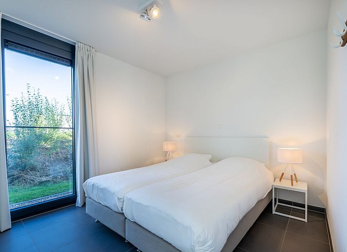 Winter landscape around Duinvallei 06, vacation home in Kamperland, Noord-Beveland, Zeeland.