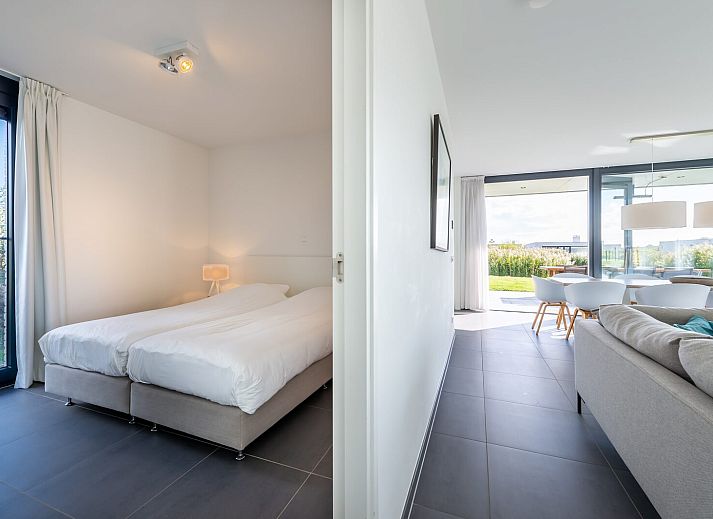 Modern living room in Duinvallei 06, vacation home in Kamperland, Noord-Beveland, Zeeland.