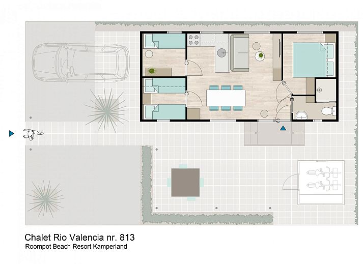 Verblijf 5903543 - Vakantiewoning Noord-Beveland - Vakantiehuis RBR 813 - Beach Resort Kamperland